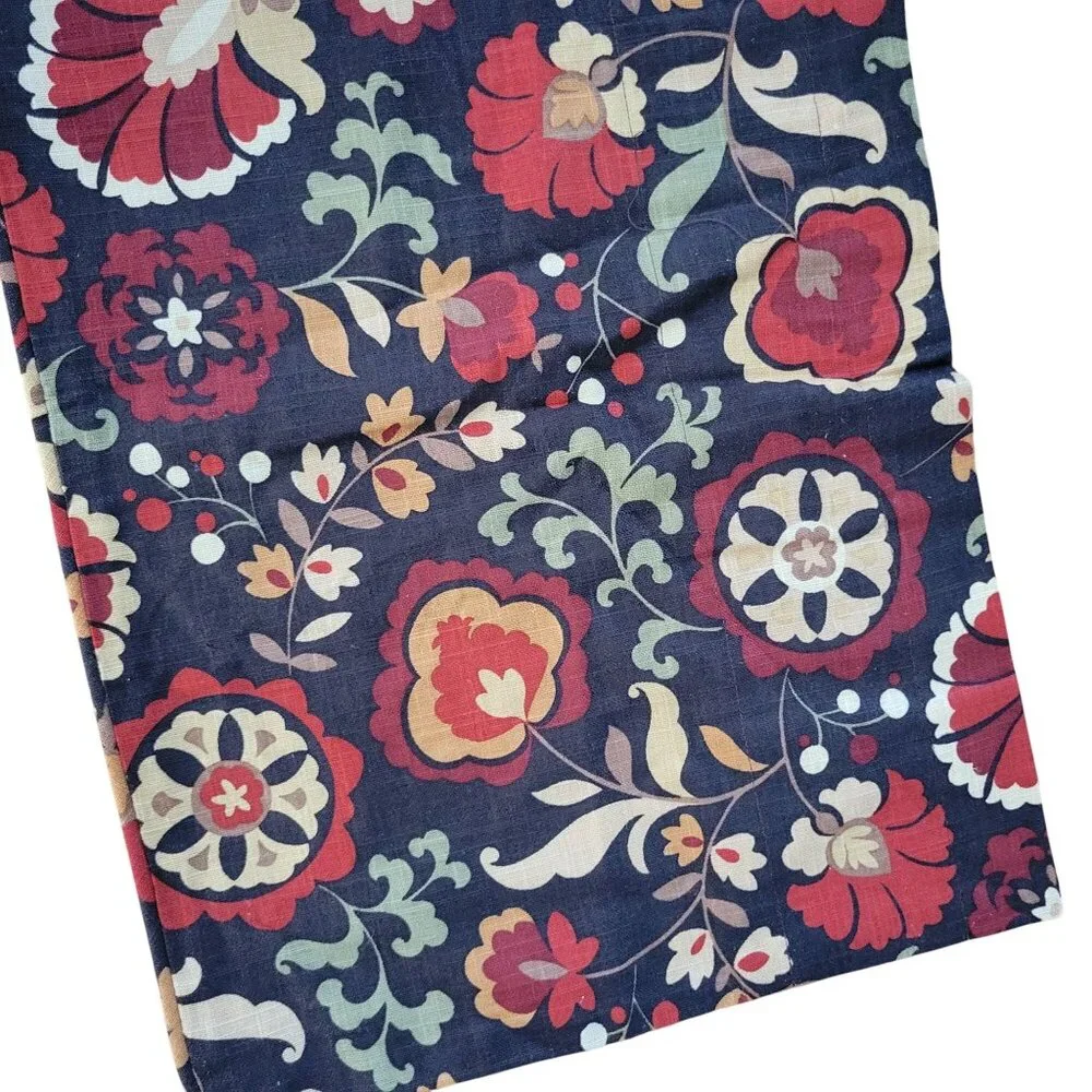 Curtains‎ Co Daphne Filler Valance 50x13 Swag Valance 100x30 Set Harvest Floral
